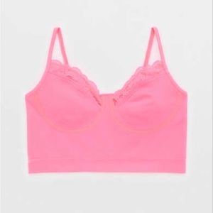 Aerie Superchill Seamless Corset Bra Top